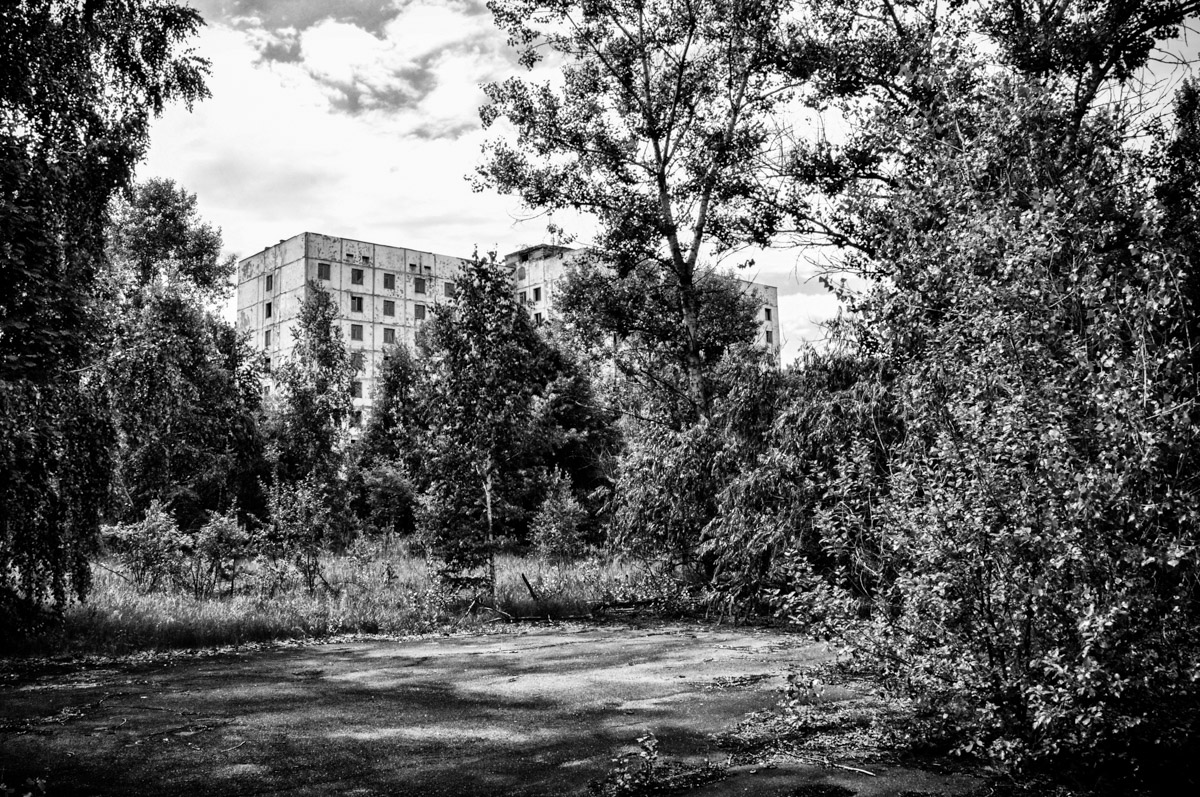 Abandoned city near Chernobyl