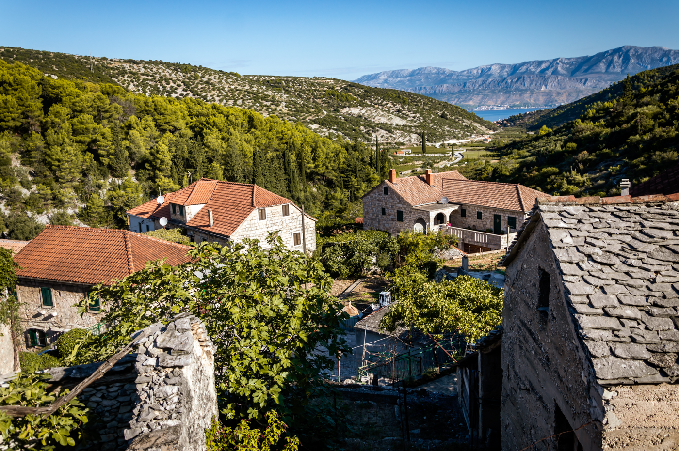 Ethno vilage Dol on charming Croatian island