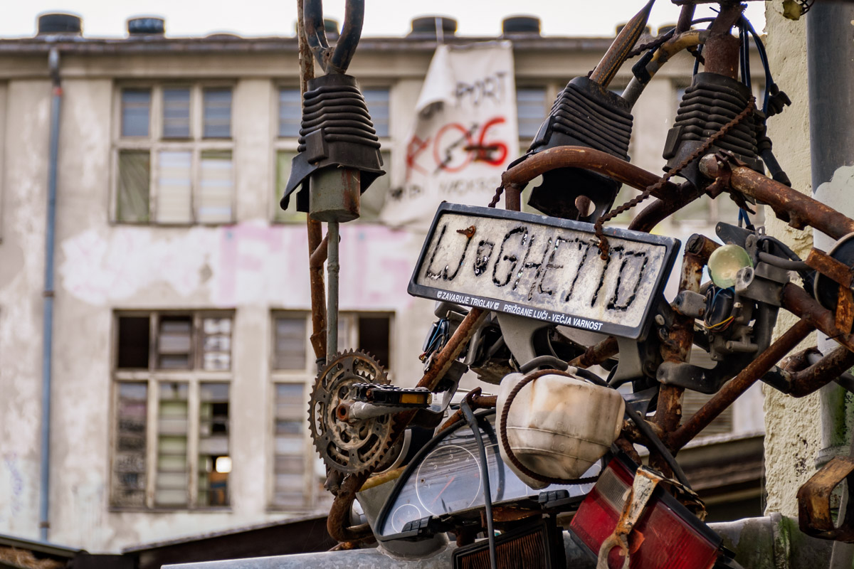 Artwork in Rog Factory, where memories are stored.