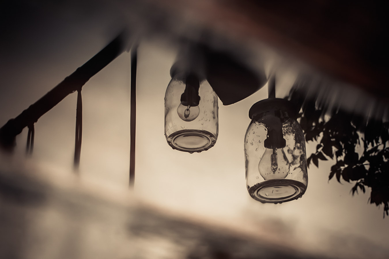 Themes: light bulbs and reflection