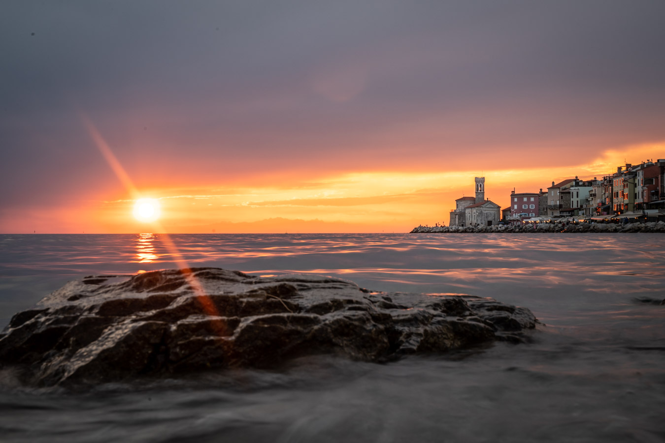 Sunset in Piran