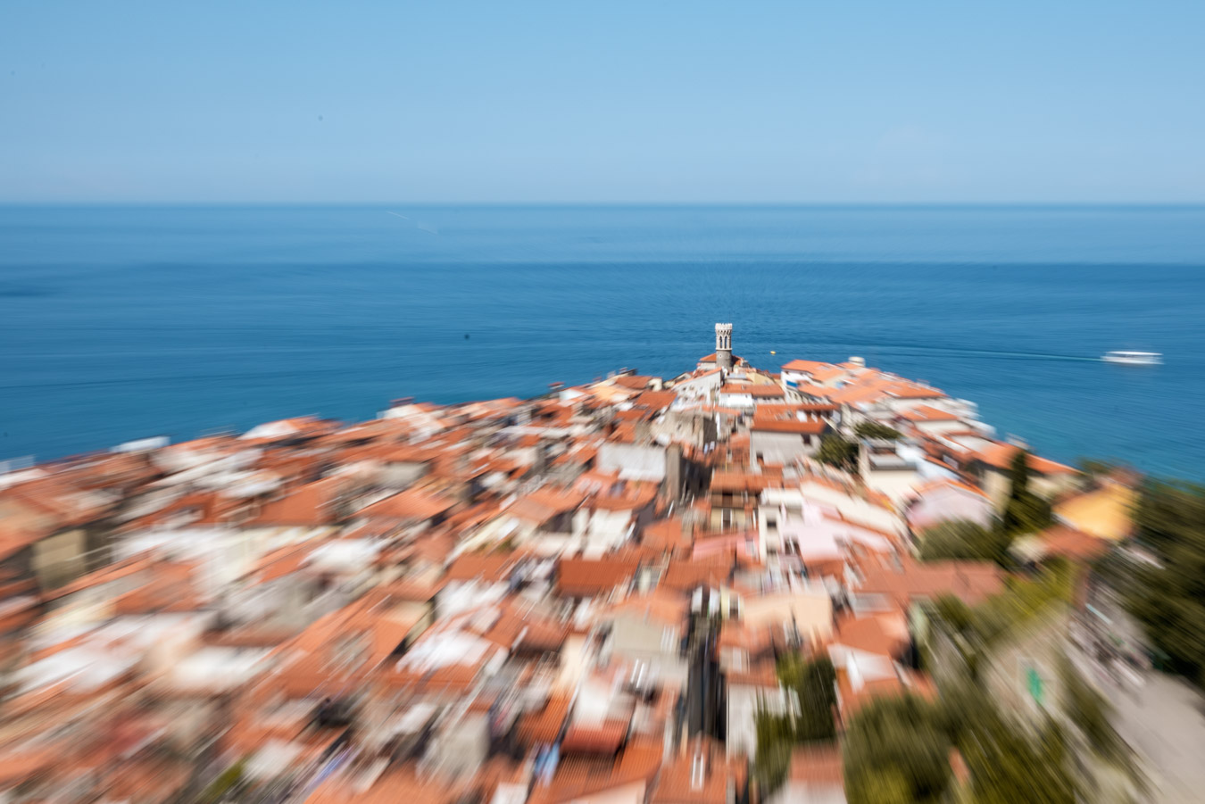 Zoom blur in Piran