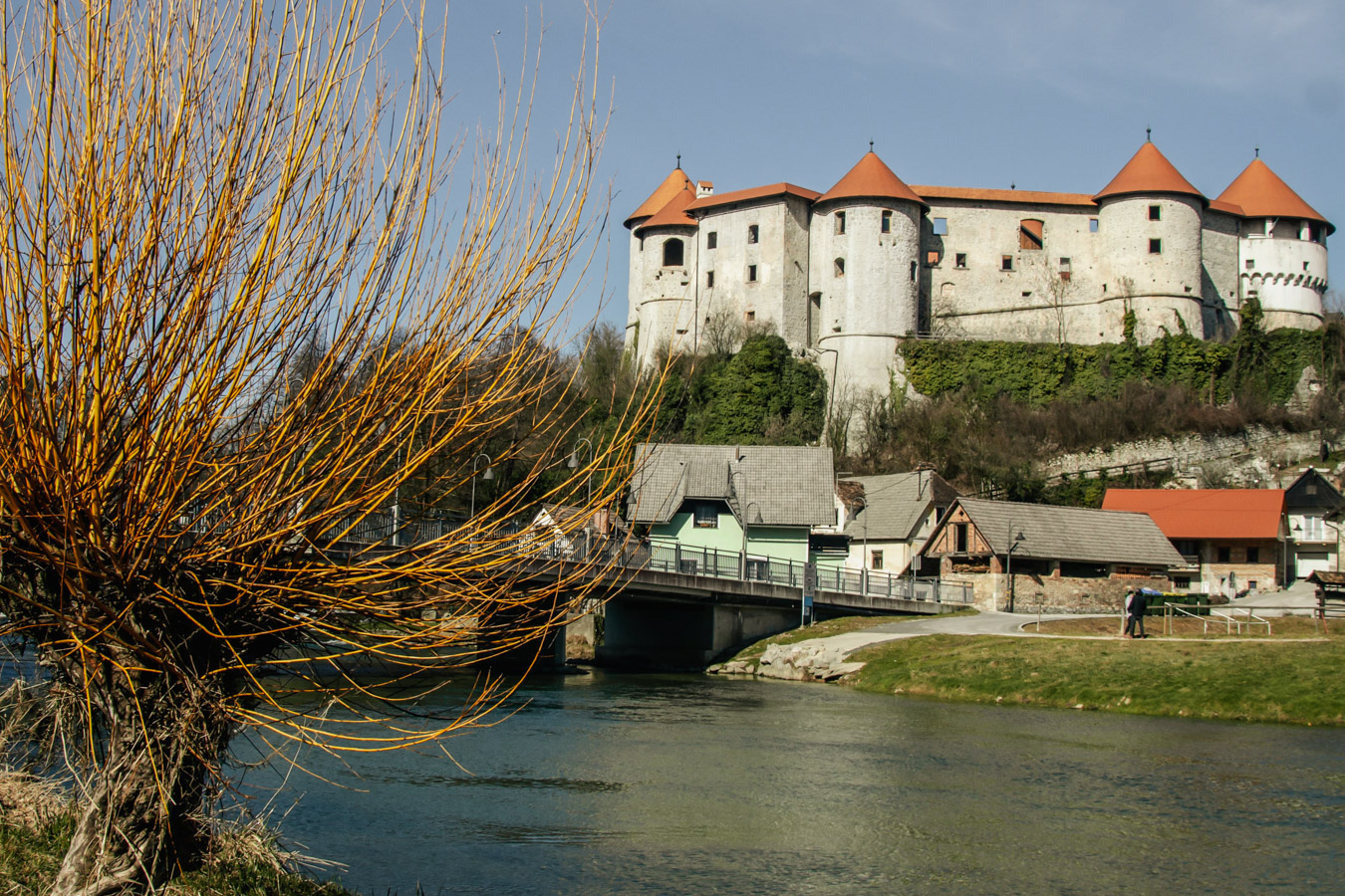 Žužemberk in the early spring season