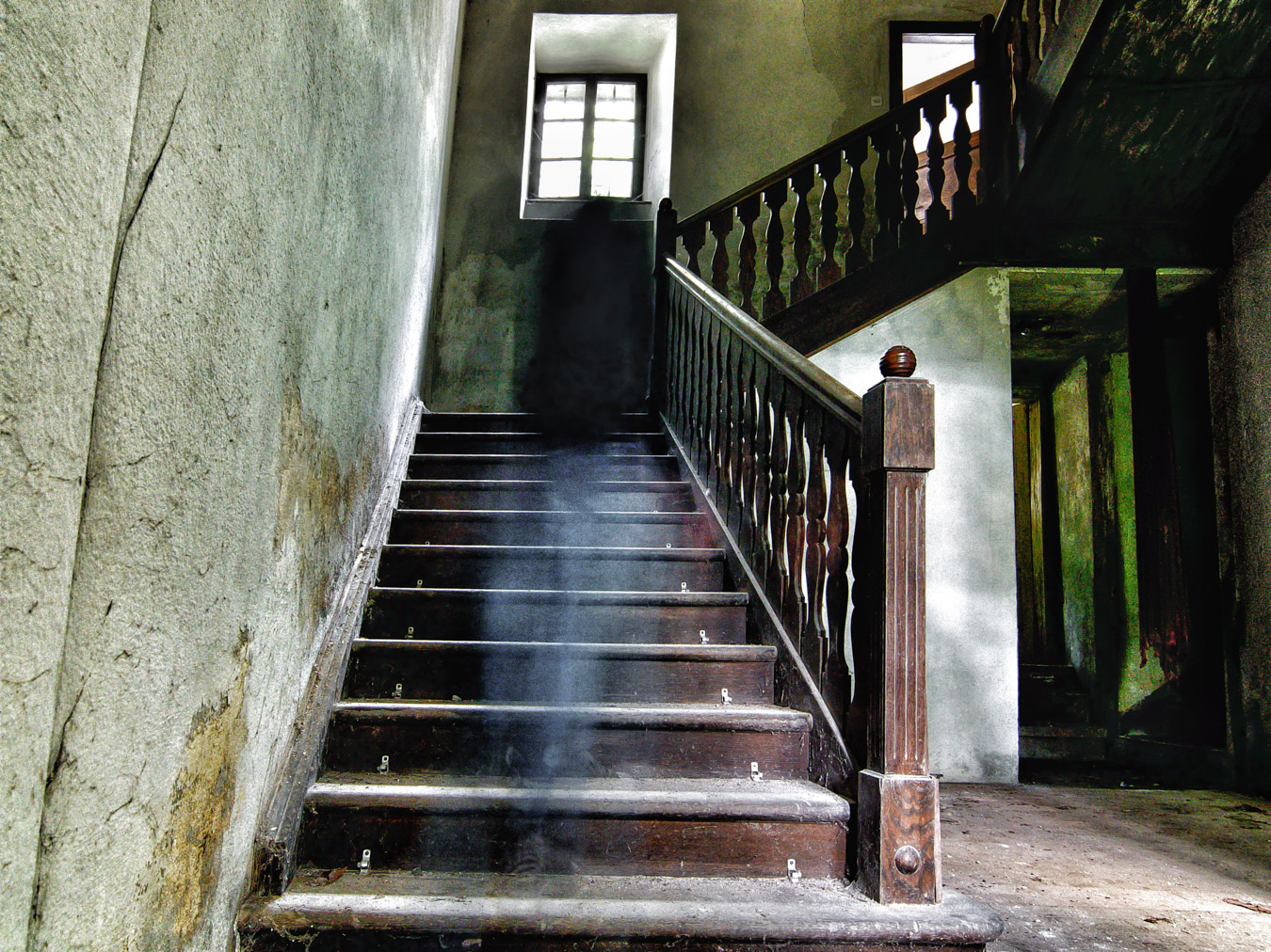 Ghost on the stairs