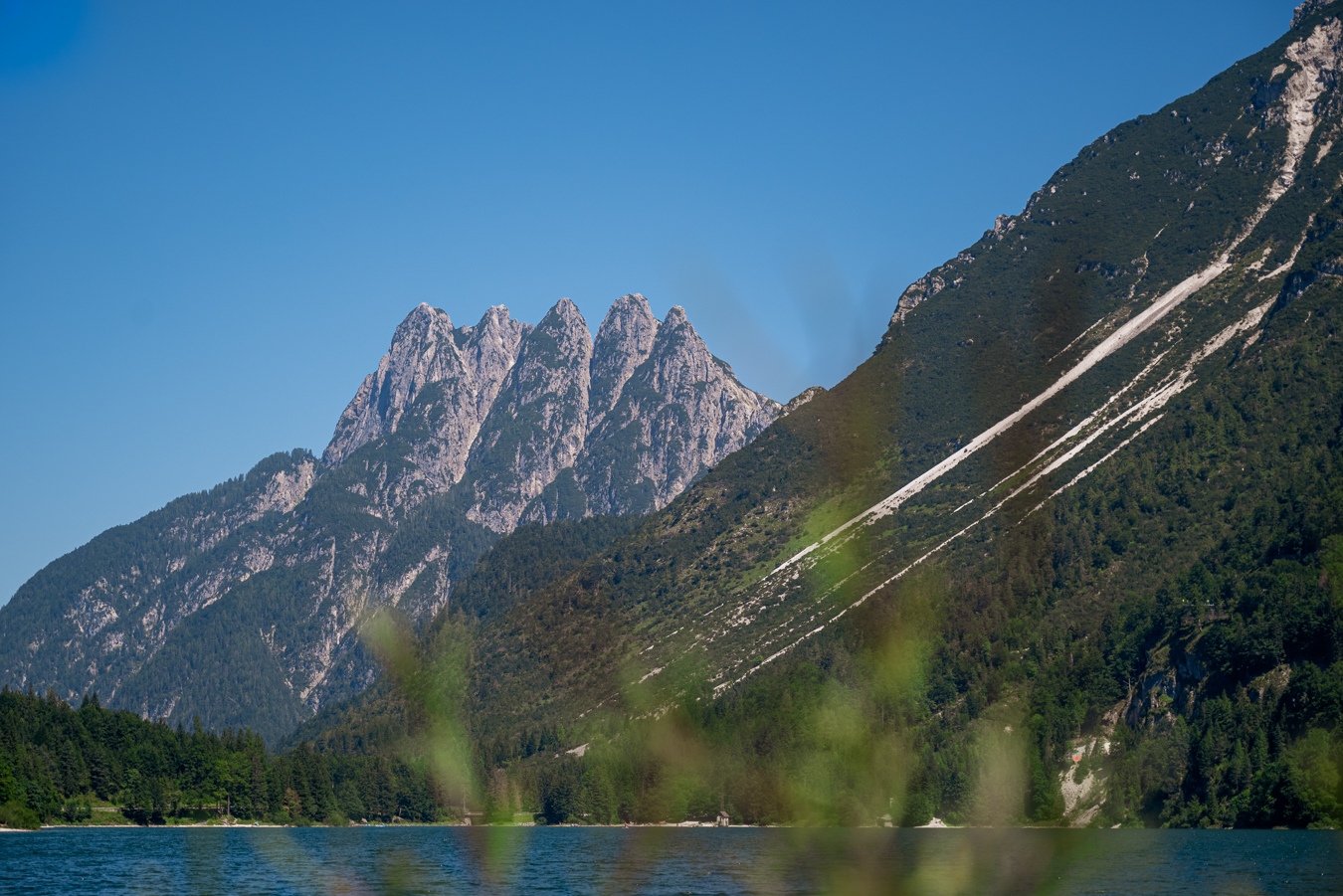 Lago del Predil, a lake in nature